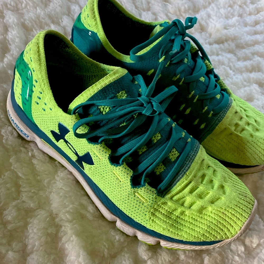 Under Armour Neon Green Speedform SS trail running Sneakers